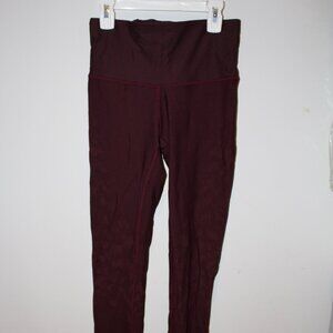 Maroon Lululemon Leggings